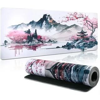 Yimomoyi XXL Gaming Mauspad - 1200 x 400mm Mousepad - Schunterlage Large Size - verbessert Präzision und Geschwindigkeit, Hochwertiger Gummi Mouse Pad (F120)