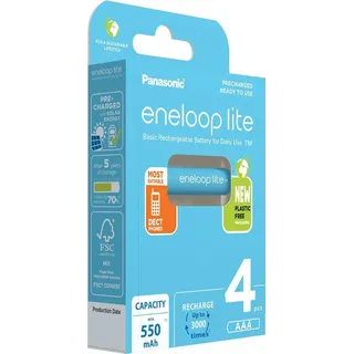 Panasonic eneloop lite AAA 550 mAh 4 St.