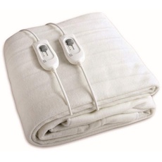 HAEGER Comfort Sleep - Doppelte elektrische Decke mit 2 x 60 W Leistung - automatischer Schutz vor Heizung, 3 Temperaturstufen, maschinenwaschbar, 100% Polyester