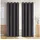 2er Set Thermovorhang Hitzeschutz Vorhang mit Ösen Gardinenschals mit Schlaufen Lärmschutzvorhang Gardinen 138x117 cm Curtains