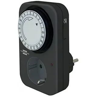 Brennenstuhl 1506454 Tageszeitschaltuhr MZ 20, anthrazit, FR