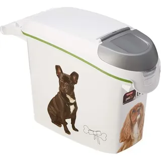 Curver Petlife Hund Futterbehälter, 6 KG (15 Liter), EF505825 - Weiß