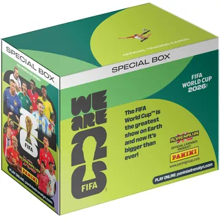 Panini FIFA World Cup 2026 Trading Cards Game Special Box (8 Hüllen + 10 Karten Limited Edition)