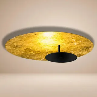 s.luce Plate 1 Rund Blattgold Ø 60 cm Metall
