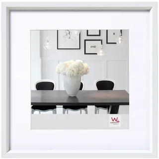 walther design Walther Kunststoffrahmen Steel Style ES330W 30x30cm weiss