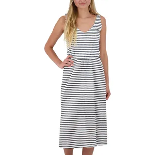 Alife and Kickin Damen MelinaAK Dress Sommerkleid Kleid, White, S