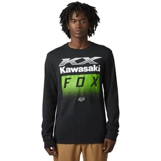 Fox Racing Herren X Kawi Premium Longsleeve Tee Fox Kawai-T-Shirt mit Langen Ärmeln, Schwarz, X-Large