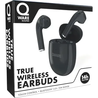 Kabellose Bluetooth 5.0 Ohrstöpsel für Sport, ergonomisch, Touch-Bedienung, 3,5h Akku, 40,6x16,6x18,6mm - Schwarz