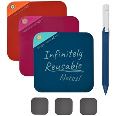 Bild VersaNotes Starter-Pack, wiederverwendbar, 3er-Pack, 4 x 10cm Blau, Rot, Orange