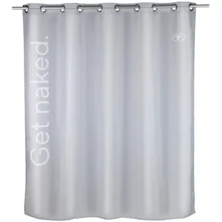 Tom Tailor Duschvorhang Polyester , Grau , Textil , 180x200 cm , Heimtextilien, Badtextilien, Duschvorhänge