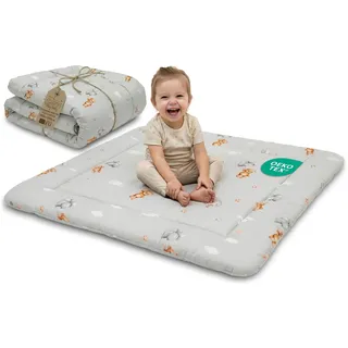 Totsy Baby Krabbeldecke Krabbelmatte für Baby – Spielmatte Spieldecke Bodenmatte für Kinder und Babys für Kinderzimmer und Laufgitter Große faltbar waschbar Play Mat Oeko-Tex-Zertifikat