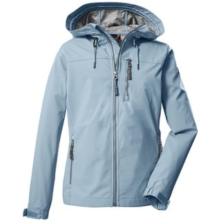 G.I.G.A. DX Damen Softshelljacke/Outdoorjacke mit Kapuze GS 97 WMN SFTSHLL JCKT, 36, hellblau, 38392-000