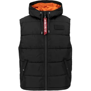 Alpha Industries Blouson »Alpha Industries Men - Vests Hooded Puffer Vest FD«, schwarz