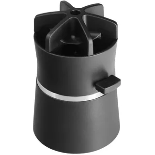 WMF Spiralschneider , Schwarz, Silberfarben , Metall, Kunststoff , 14 cm , mit Fingerschutz, auch für andere Obst- und Gemüsesorten geeignet, für schnelles und sicheres Schneiden , Küchenzubehör, Küchenhelfer, Obstschneier & Gemüseschneider