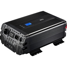 AEG Automotive Sinus-Spannungswandler 1500 W, 12 V DC auf 230 V AC, mit App-Steuerung, Netzvorrangschaltung, Lüftersteuerung, Wechselrichter Inverter