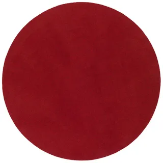 Snapstyle Kunstrasen Rasenteppich MIT Noppen Kingston Rund , Rot , Textil , Rund , 200x200 cm , Teppiche und Böden, Terrassenböden & Balkonböden, Kunstrasen