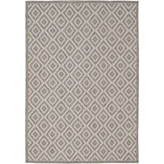 Pergamon IN & Outdoor Teppich Valencia Fliesenoptik , Grau , Textil , 160x230 cm , Teppiche und Böden, Teppiche, Outdoorteppiche