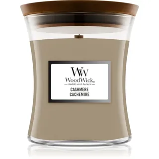 Woodwick Cashmere Duftkerze mit Holzdocht 275 g
