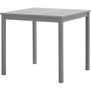 Gartentisch Esstisch Buffettisch Campingtisch Bistrotisch Balkontisch 80 x 80 x 74 cm (L x B x H) aus Akazie Massivholz Geeignet für den Innen- und Außenbereich