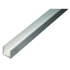 Bild U-Profil Aluminium, natur | 1000 x 6 mm