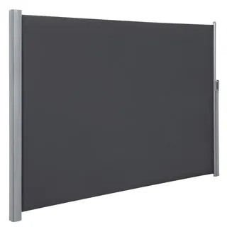 Songmics Aluminium Seitenmarkise 200 x 400 cm grau