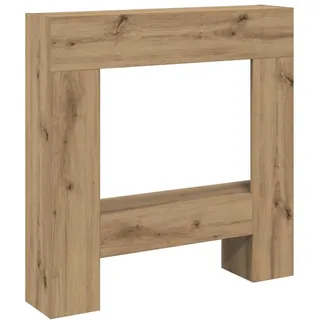 vidaXL Kaminumrandung Artisan-Eiche 81x18x82 cm Holzwerkstoff