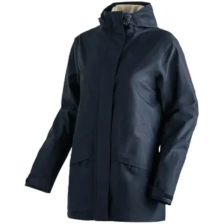 Maier Sports Damen Brocken Long W Brocken Long W (1er Pack) | Regenjacke für Wandern und Outdoor, Winddichte & Wasserdichte Jacke, Perfekt für das ganze Jahr