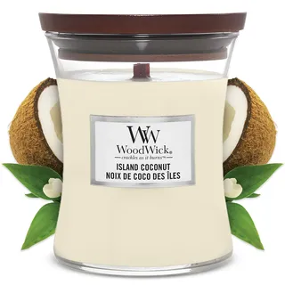 Woodwick Island Coconut Duftkerze 275 g braun