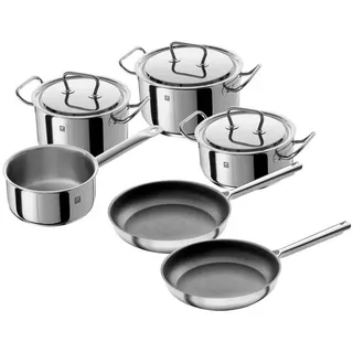 Zwilling Twin Classic Topf-Set 6-tlg. 2 x Kochtopf + 2 x Bratpfanne + Stielkasserolle + Bratentopf