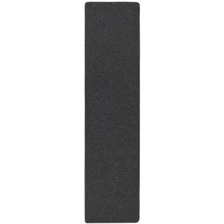 Snapstyle Feinschlingen Velour Läufer Teppich 100 x 200 cm Schwarz/Grau
