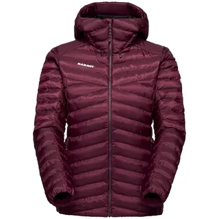 Mammut Albula IN Hooded Jacket Women | Leichte Wanderjacke mit Kapuze für Damen | Vin-Black, L