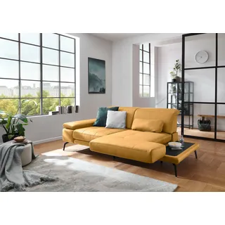 Die PlanBar Recamiere »MP-IN20126 optional mit Drehsitzfunktion« Inkl. Kopfteilverstellung, Federkern oder Kaltschaumpolsterung, weiß