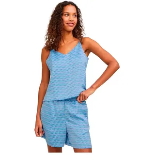 Jack & Jones Malia Satin Jjxx ärmellose Bluse - Silver Lake Blue - S