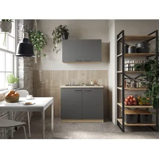 Respekta Merle 100 cm Elektrokochfeld grau