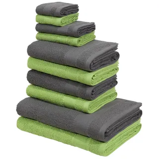 OTTO home Afri Handtuchset 10-tlg. grün