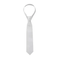 Krawatte in silber strukturiert, silber, 160