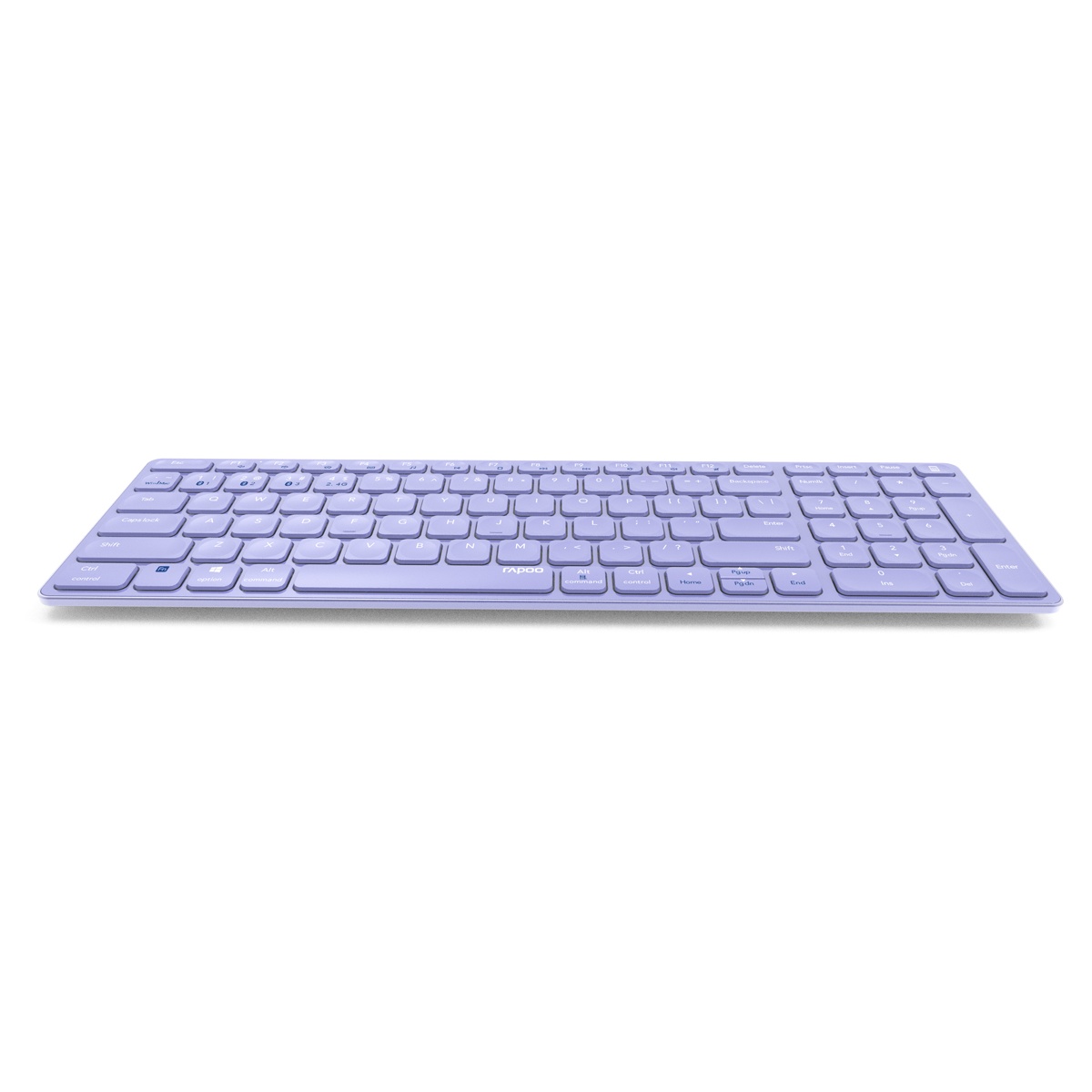 Bild von E9700M Multi-mode Wireless Ultra-slim Keyboard violett, USB/Bluetooth, DE (00215396)