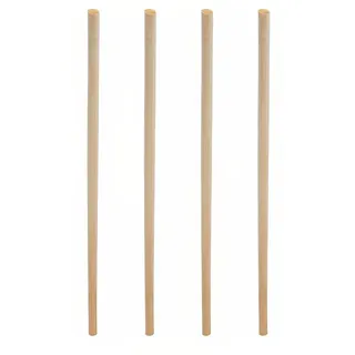 VEPATIM 200 Trinkhalme aus Stroh natur Ø3-5mm 15cm
