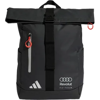 adidas AUDI REVOLUT FORMULA ONE TEAM ROLL TOP HYBRID BACKPACK Schwarz