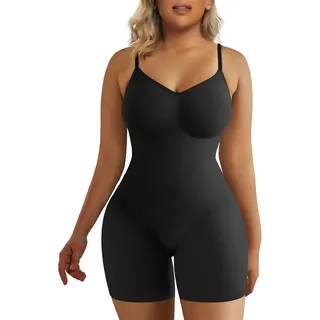 SHAPERX Shapewear Damen Figurformender Body Shaper Bauchweg Formende Bodys Abnehmen Shaping Bodysuit