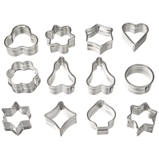 Zenker 7733 Ausstecher-Set, 12-teilig, patisserie