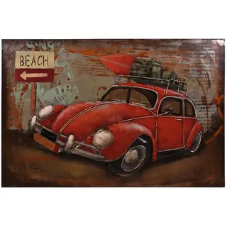 Metallbild , Multicolor , Metall , rechteckig , 120x80x6 cm , 3D-Effekt, einfache und schnelle Anbringung , Bilder & Rahmen, Bilder, Holz & Metallbilder