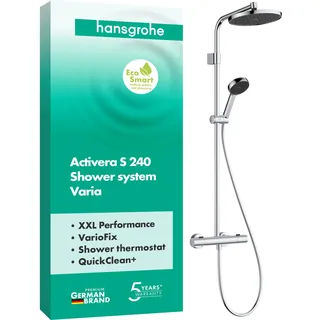 Hansgrohe Activera S Duschsystem 240 1 Strahlart Chrom 28078000