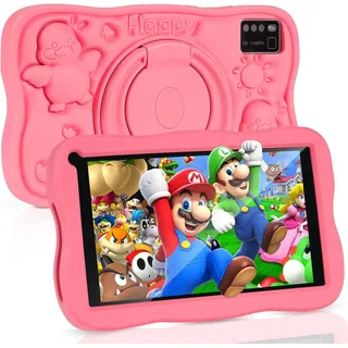SUMTAB Tablet Kinder 7 Zoll Android (Rosa)