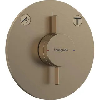 Hansgrohe DuoTurn S Duscharmatur Unterputz für 2 Verbraucher Brushed Bronze 75418140