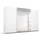 Schwebetürenschrank OTELI 315 x 229 x 68 cm Weiß