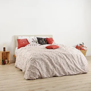 Belum Bettbezug für Weihnachten, 50% Baumwolle, 50% Polyester, Bettbezug mit Knöpfen Lappland 13, 140 x 200