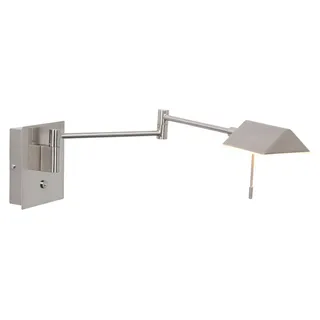 Steinhauer - wandleuchte - Retina - stahl - metall - bettlampe - LED - 3402ST - Transparent