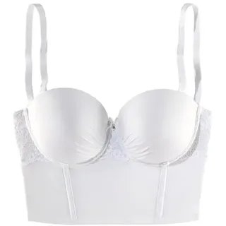 LASCANA Corsage Damen weiß Gr.75 Cup B