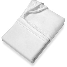 Bild Matratzenschutz, baumwolle, Weiß, 100 x 200 cm